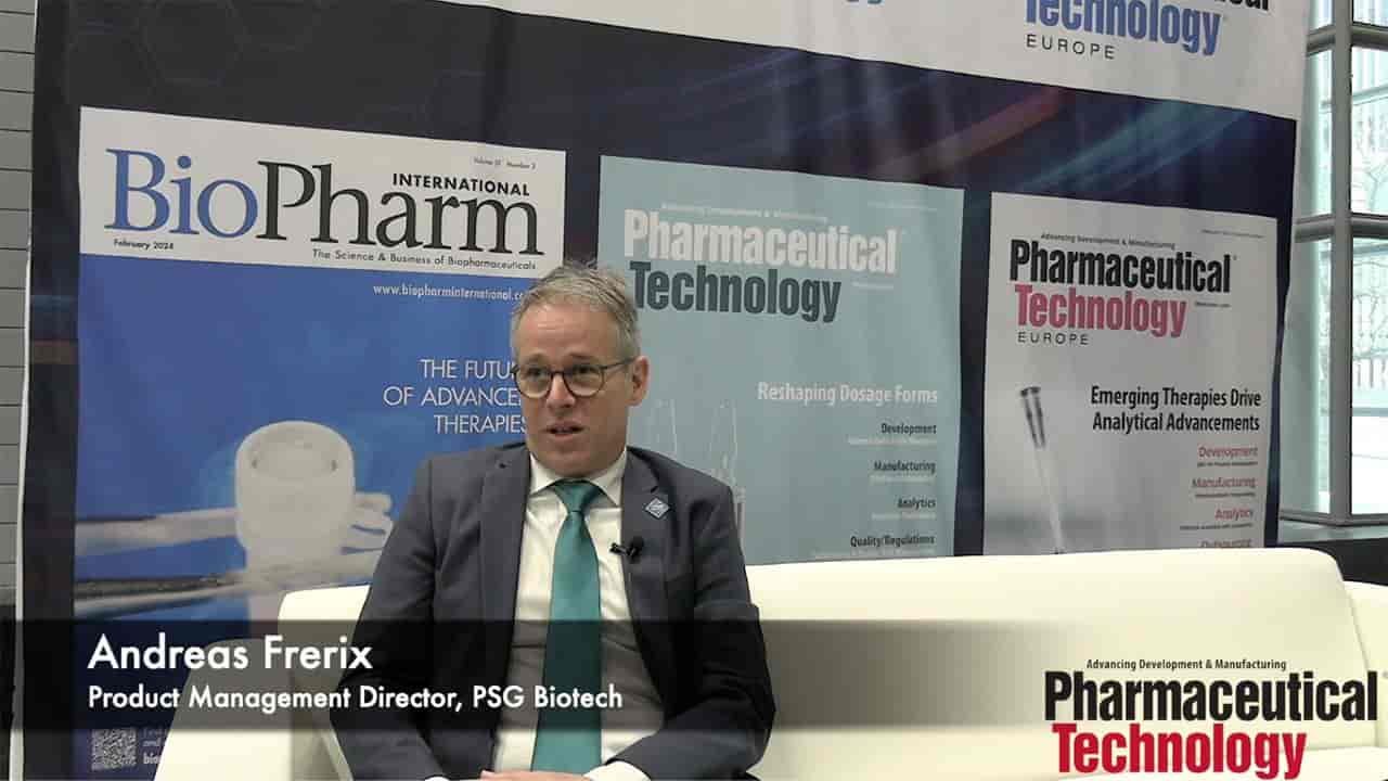 Andreas Frerix, product management director for Quattroflow at PSG Biotech | Image Credit: Pharmaceutical Technology