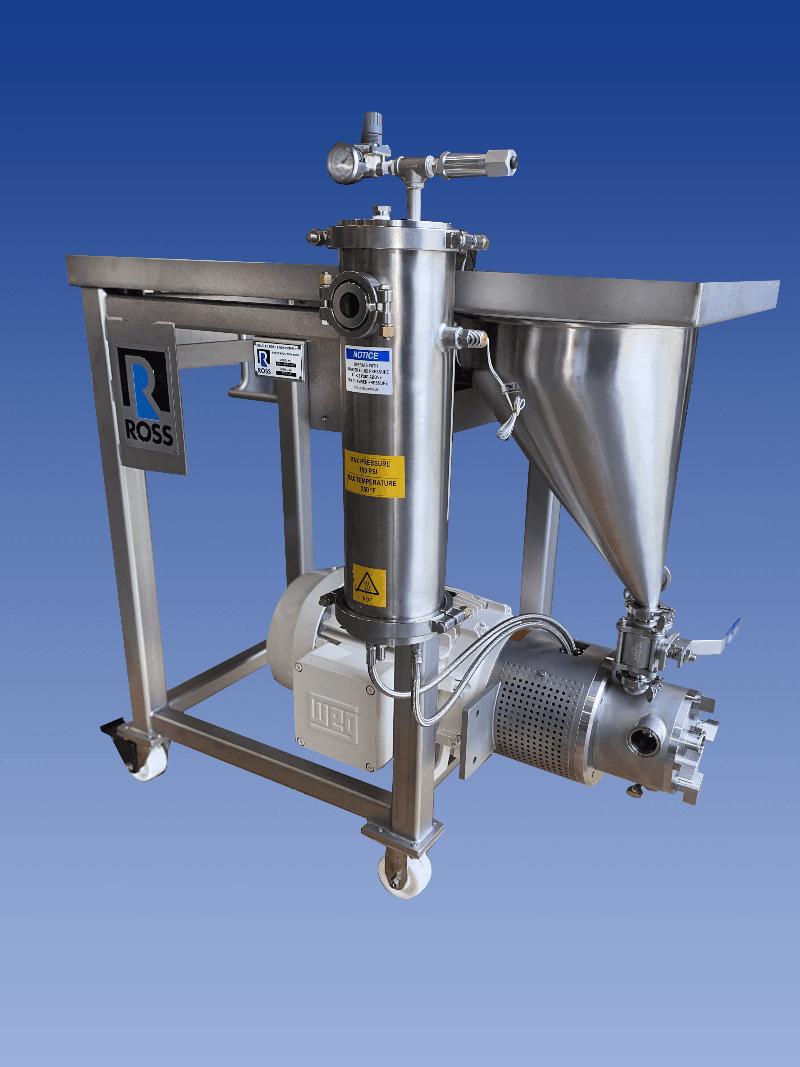 The ROSS Model HSM-405SC-25 Inline High Shear Mixer 