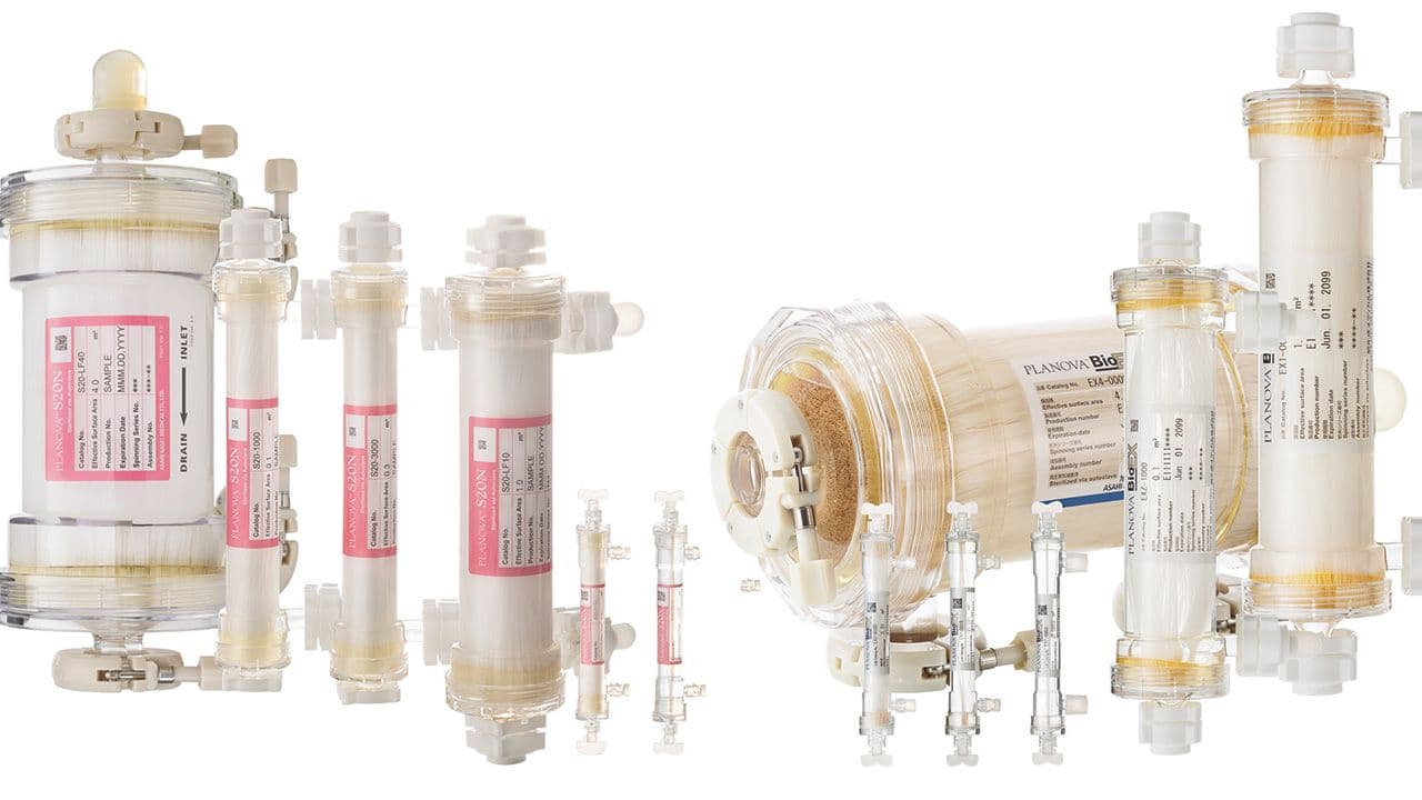 Asahi Kasei Medical’s virus removal filters | Image courtesy of Asahi Kasei Group