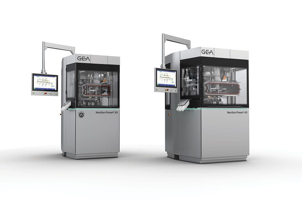 GEA’s NexGen Press line of tablet presses | Image Credit: © GEA Pharma & Healthcare