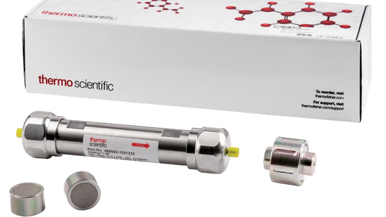 Thermo Scientific’s DNAPac RP HPLC columns | Image courtesy of Thermo Fisher Scientific.