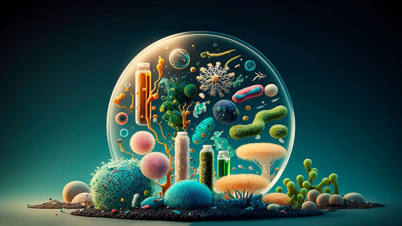 microbes and viruses to study their structure and evolution Generative AI | Image Credit: ©Лилия Захарчук - stock.adobe.com