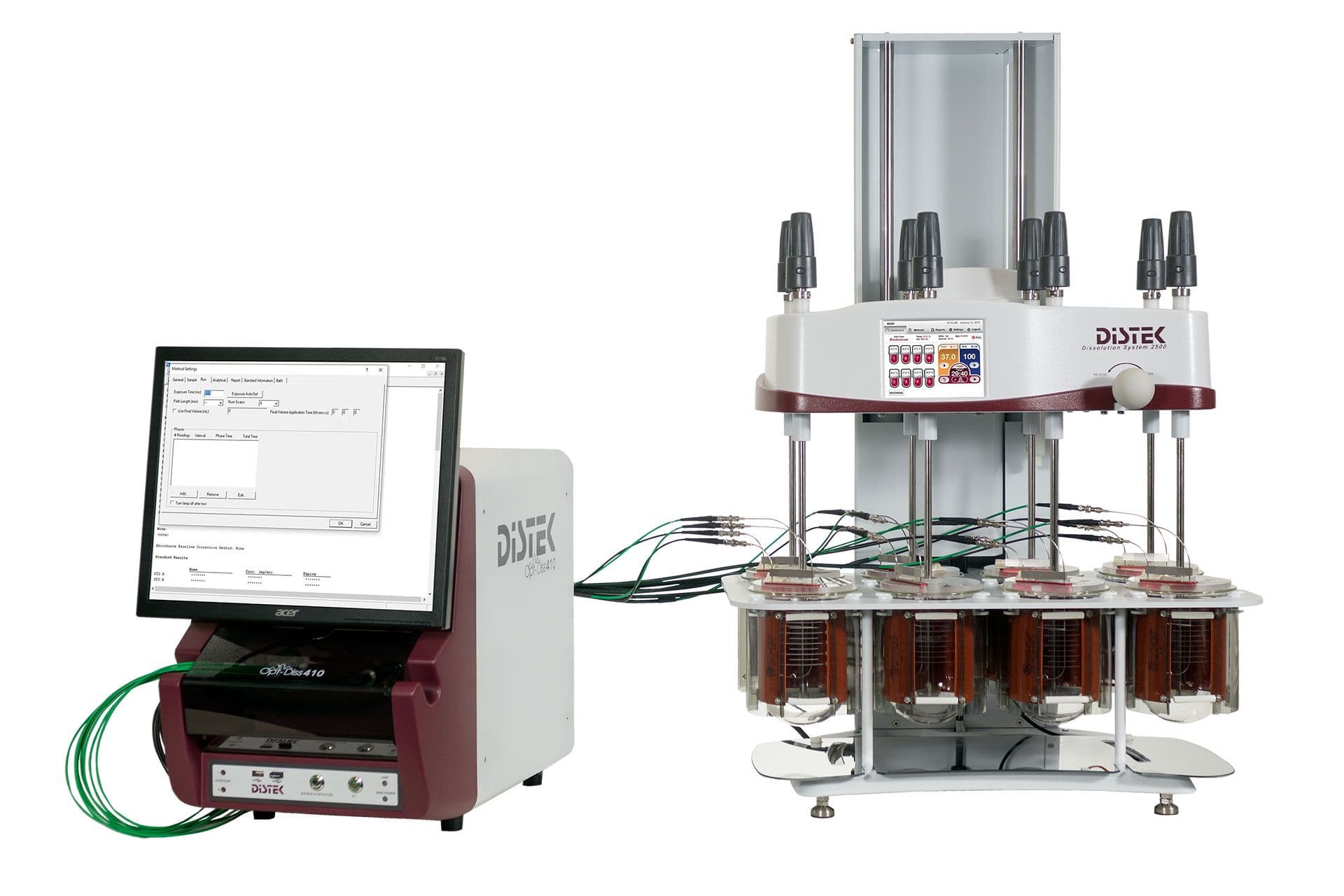 Opt-Diss–In-Situ Fiber Optic UV System for Dissolution Testing, Version 3.20 | Image Credit: © Distek