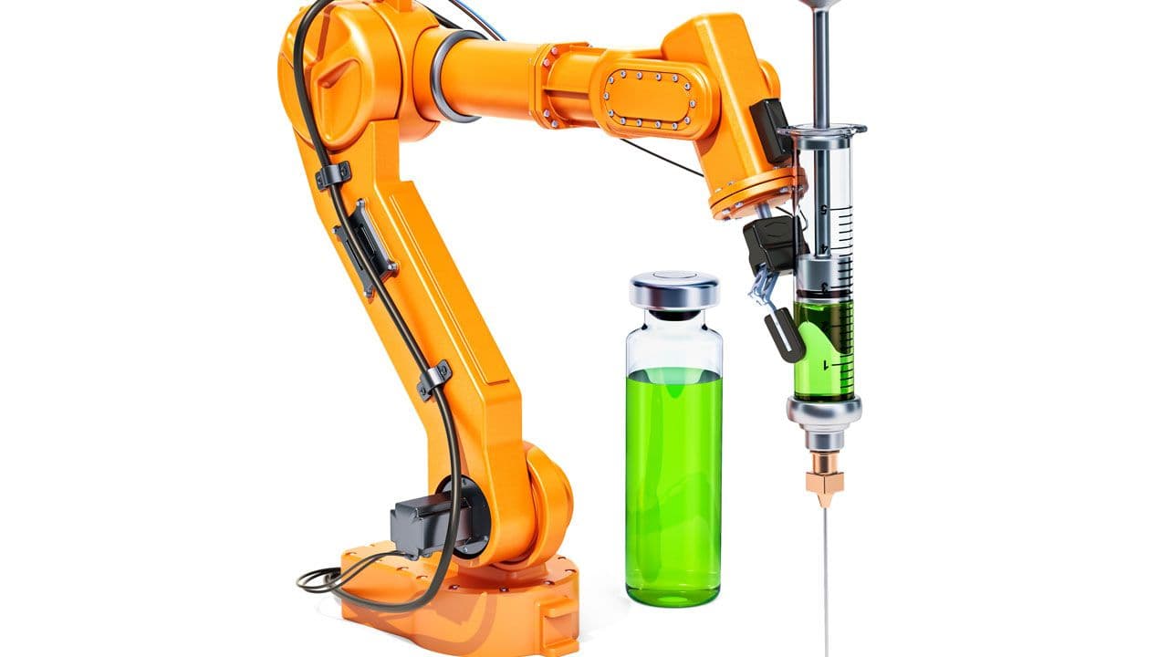 robotic syringe filling